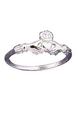 breathtaking itsy-bitsy silver ring for babies and kids